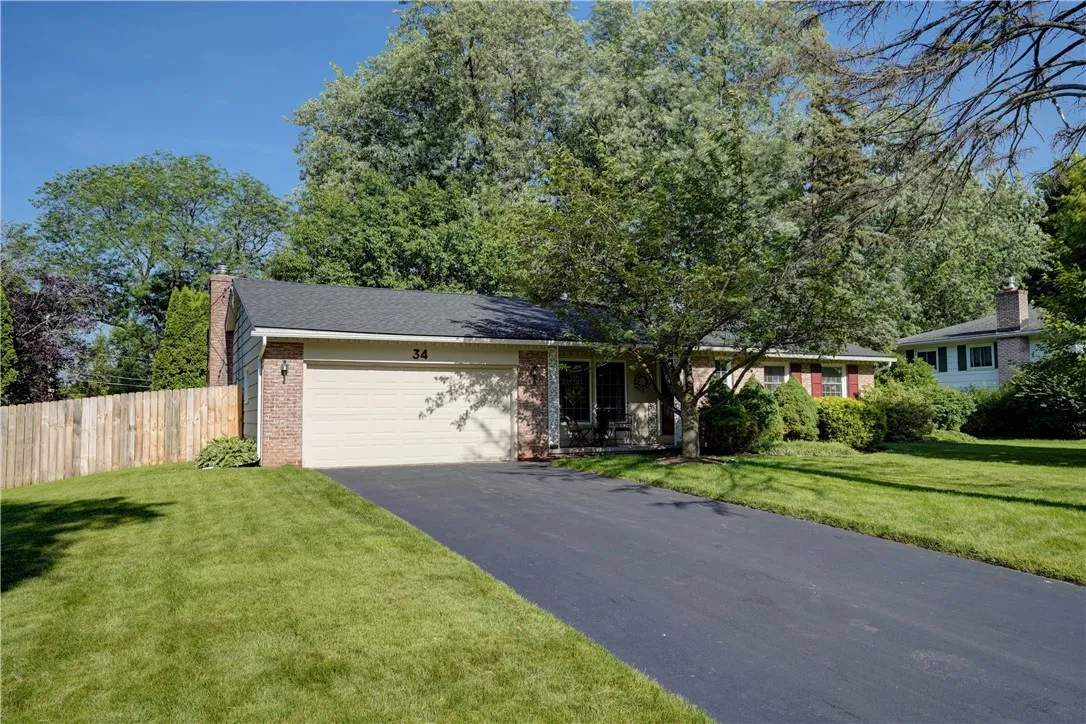 Level black top driveway