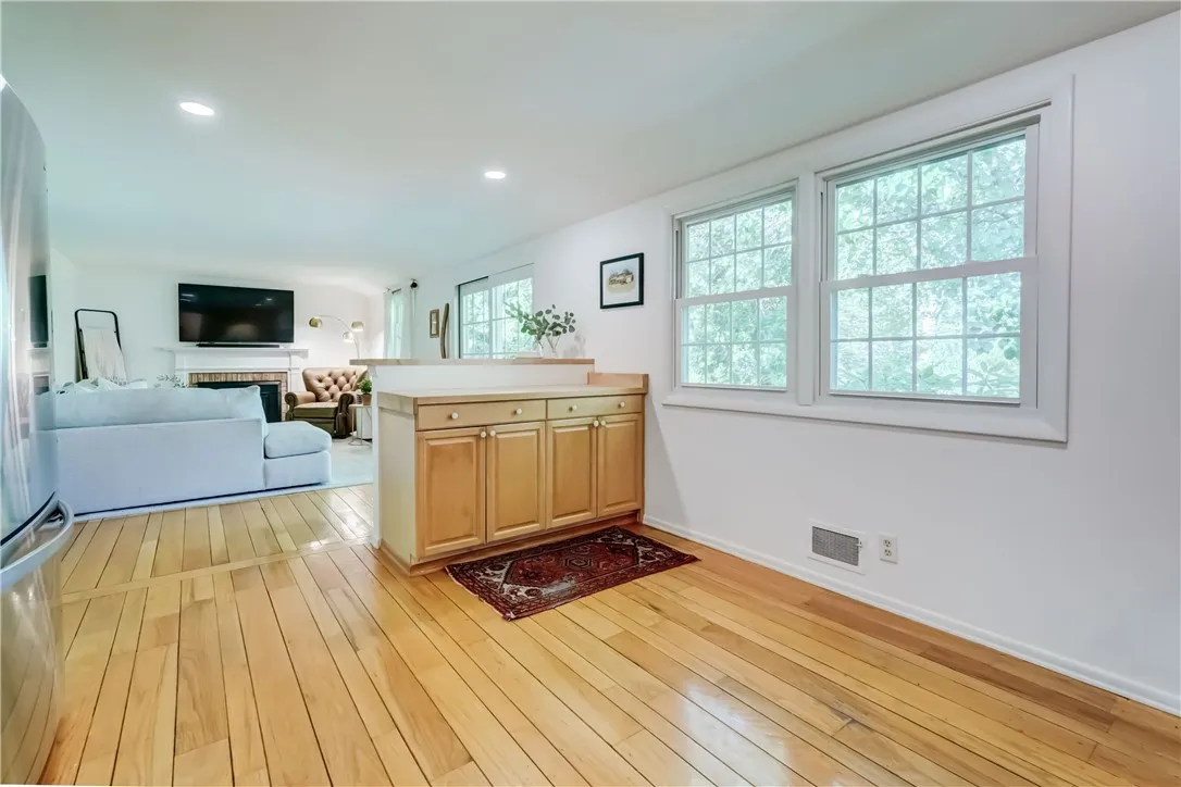 Looking into the family room