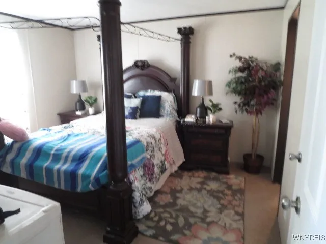 Primary bedroom with ensuite & huge closet....