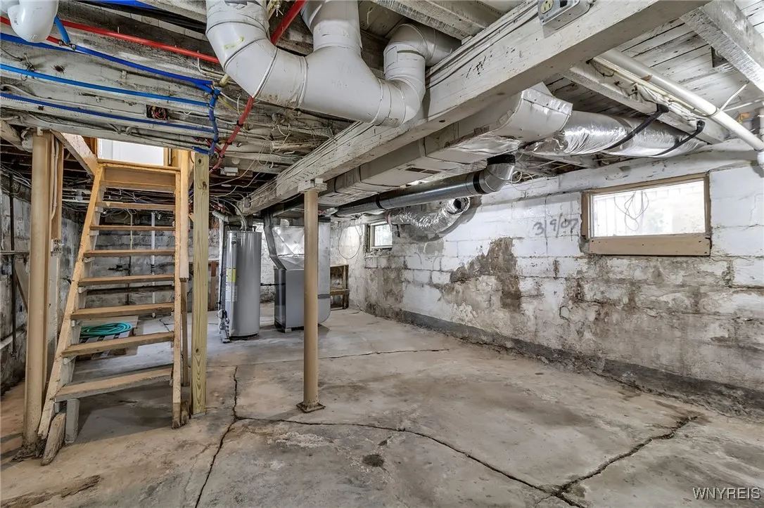 full basement with new mechanicals 2020