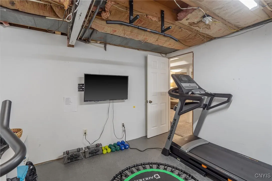 Workout Room in the Basement