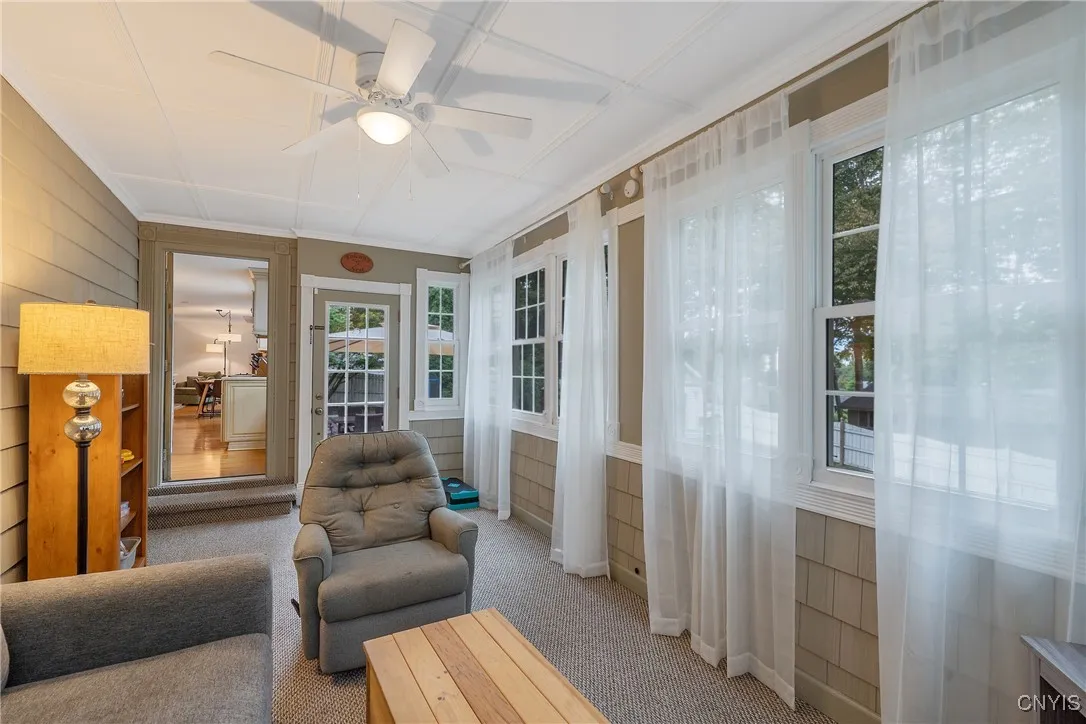 Sunroom between the Kitchen and Patio - adds a ton of living space!