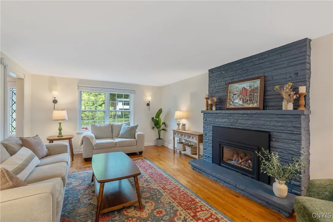 Huge Family Room with gas fireplace