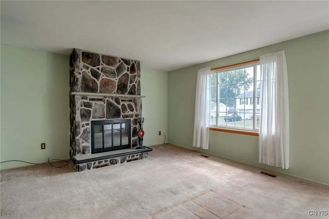 Stone Fireplace has been recently inspected