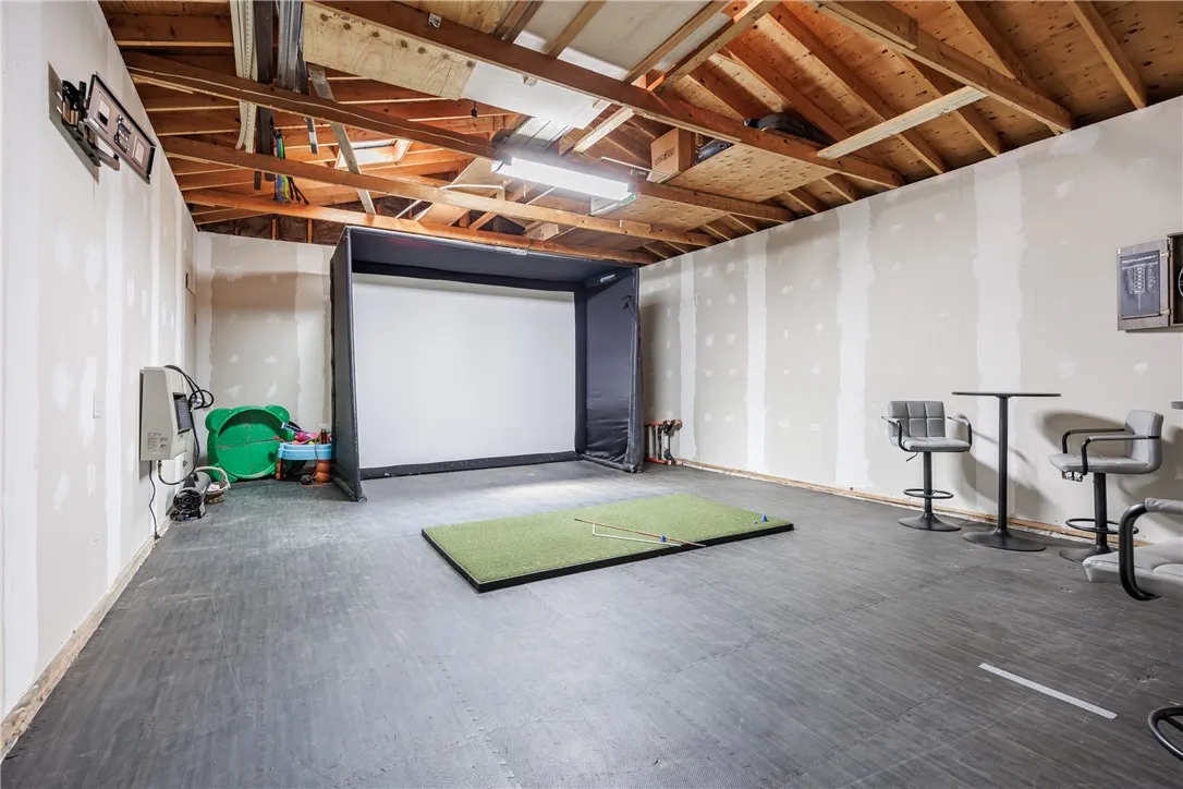 REC ROOM IN GARAGE. CAN BE REVERTED BACK