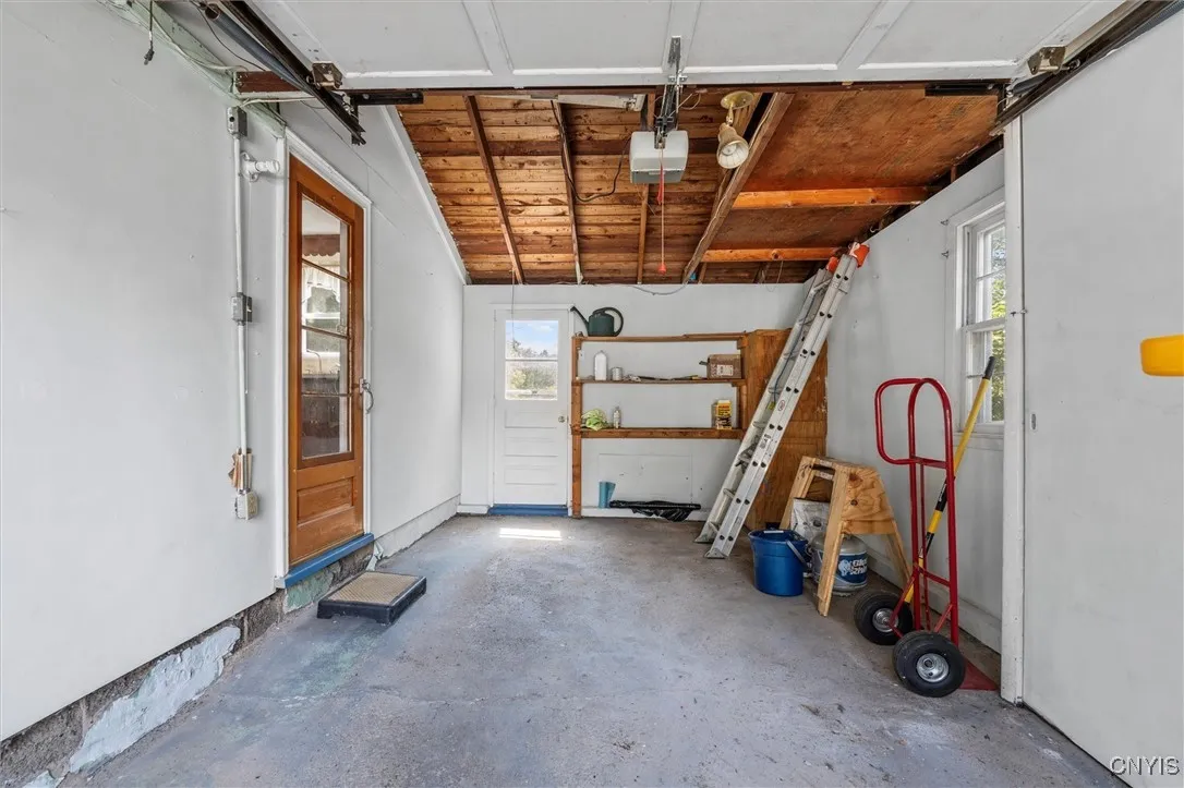 1 car attached garage