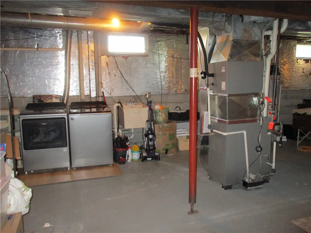Basement laundry