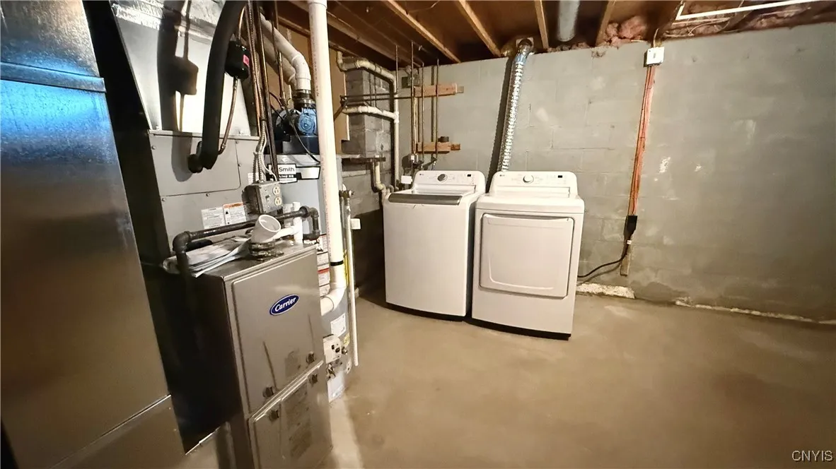 Laundry and utility area