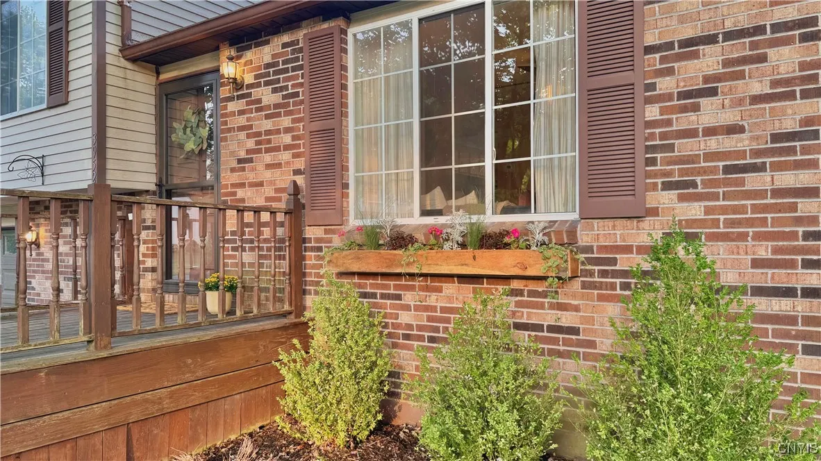 Cedar window box under picture window was recently installed