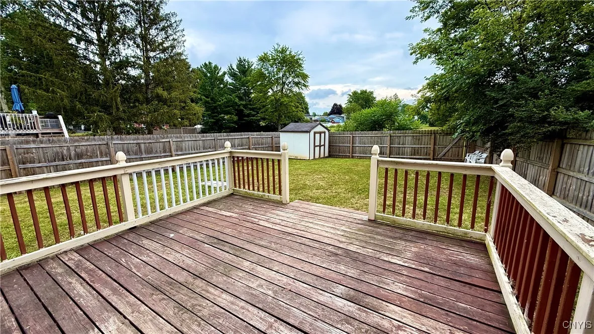 The back deck will be stained prior to closing and ready for you to enjoy!
