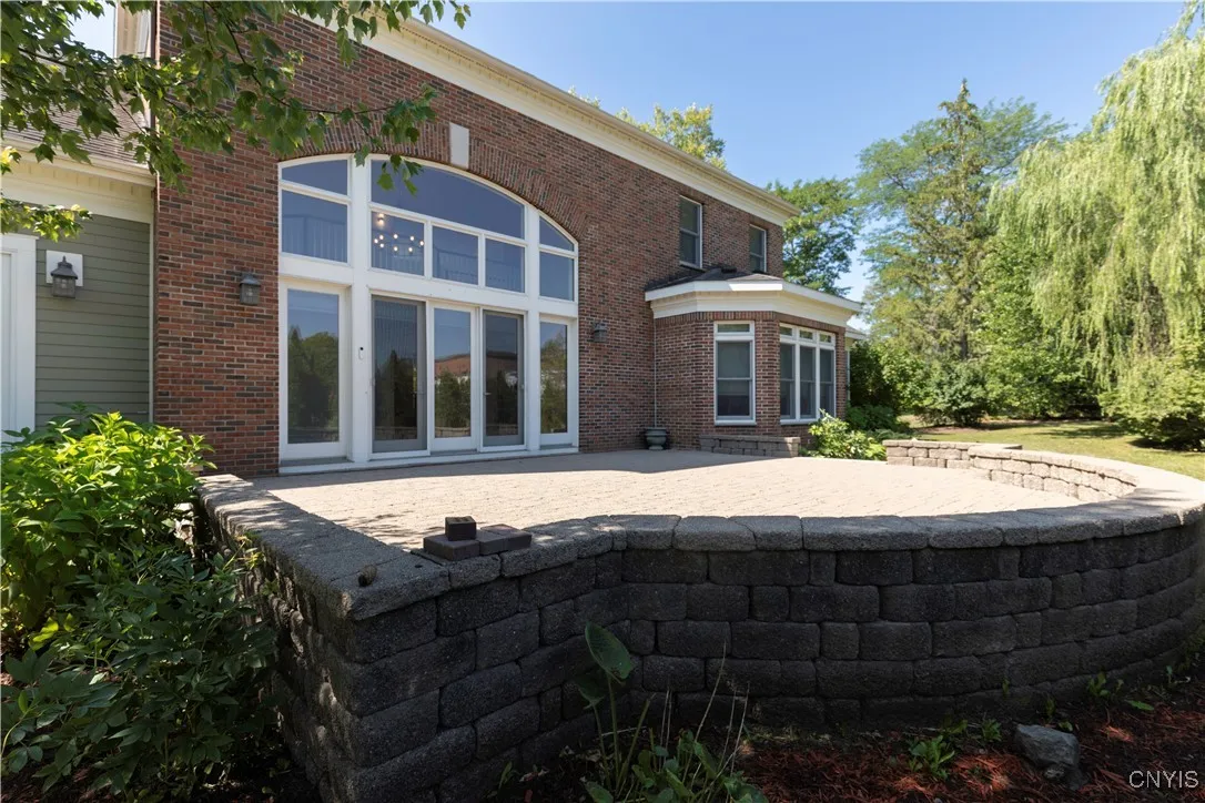 Doors to the family room.