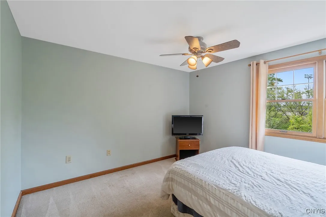 And the third bedroom is also open & expansive.