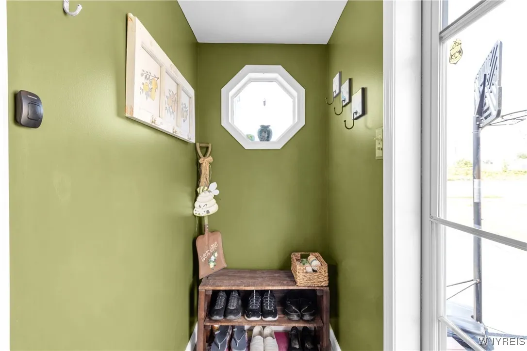 Entrance from side door