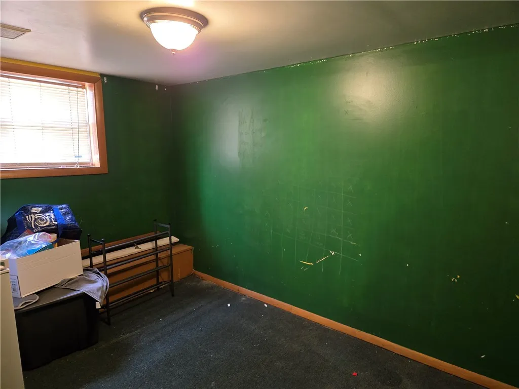 There is also a more finished room here for your future needs.