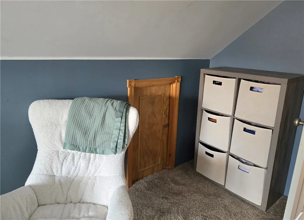 The hatch for the attic scuttle really enhances the reading nook.