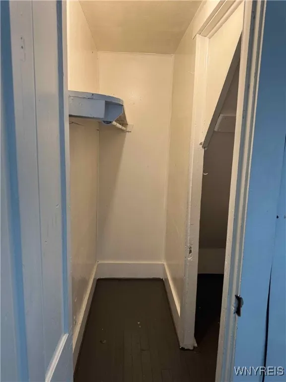 Lower front bed closet