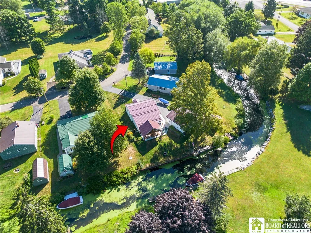 This is the property situated along the canal