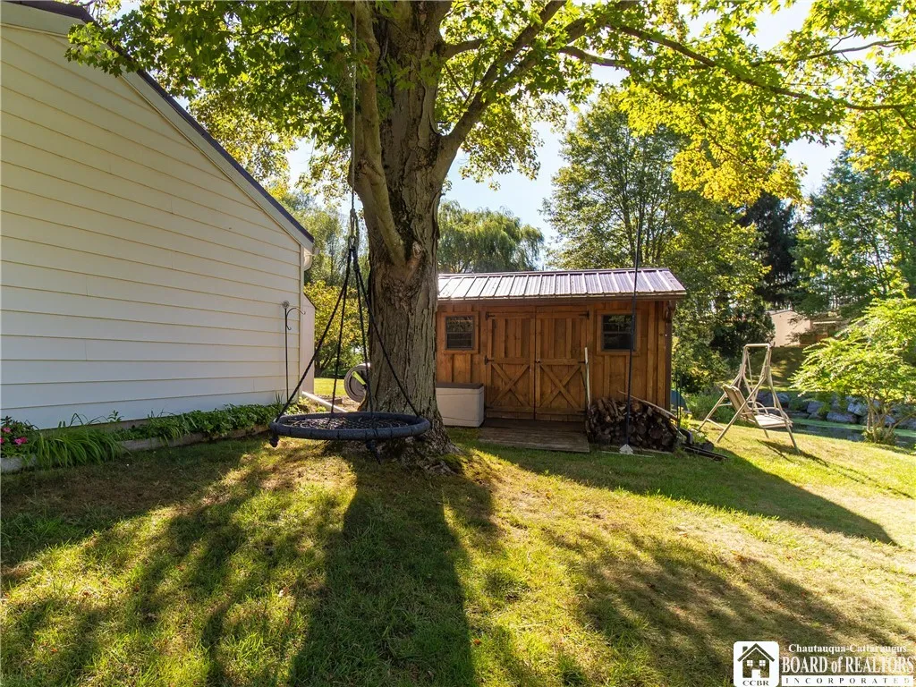 The larger of the two sheds that are included with the property