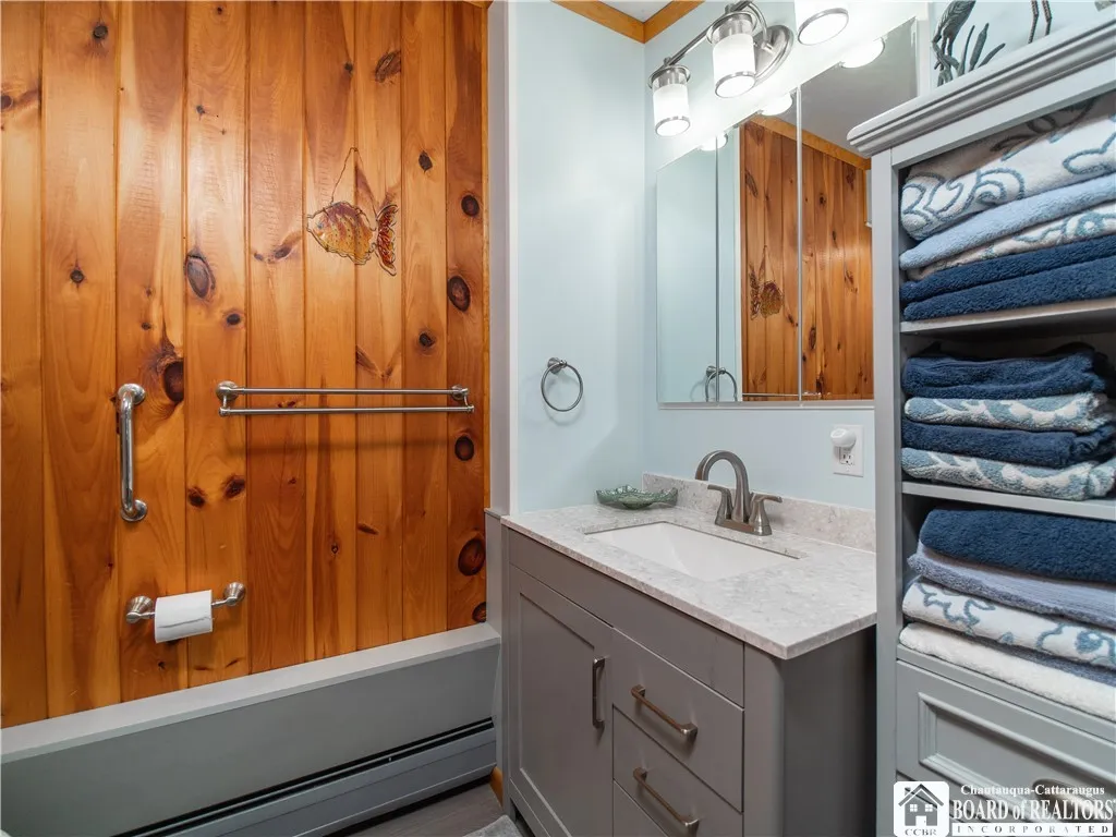 Bathroom #2 which is brand new.  This bathroom did not exist before.