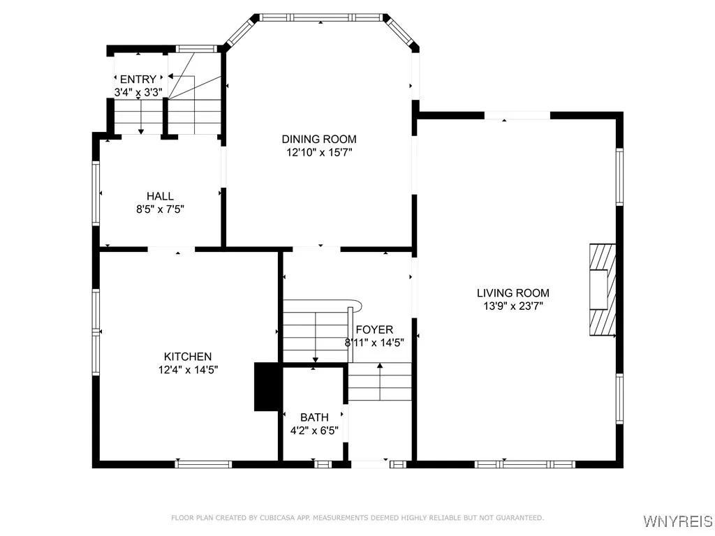 First floor layout