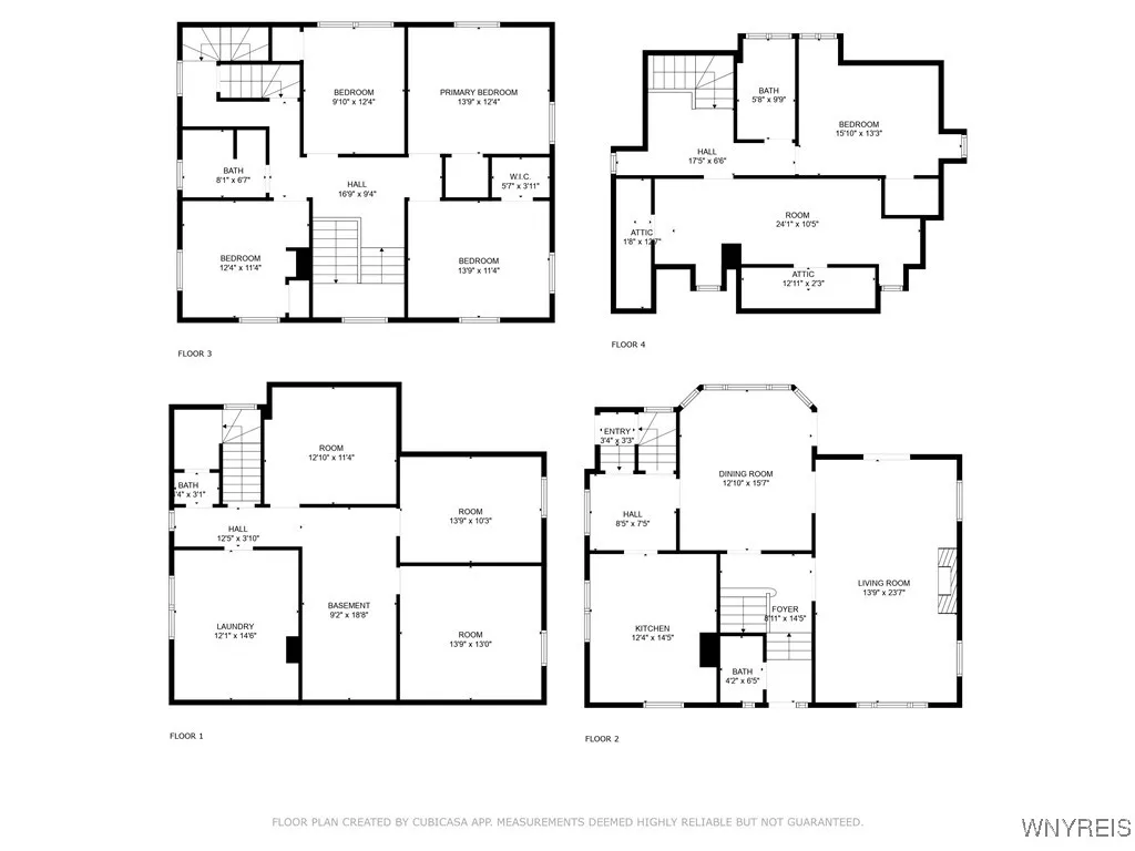 All floors layout