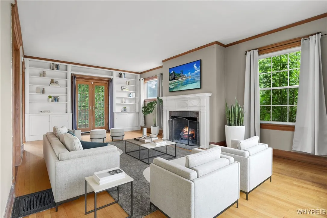 Living Room with virtual staging