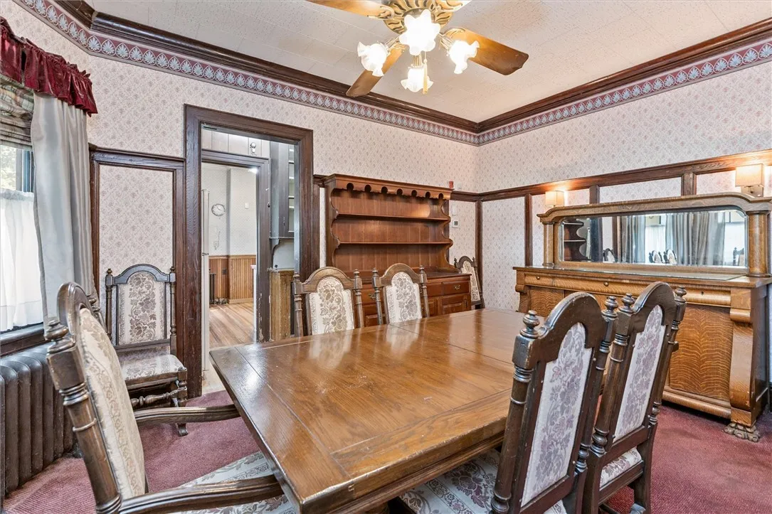Another view of the Dining Room with picture ledge molding