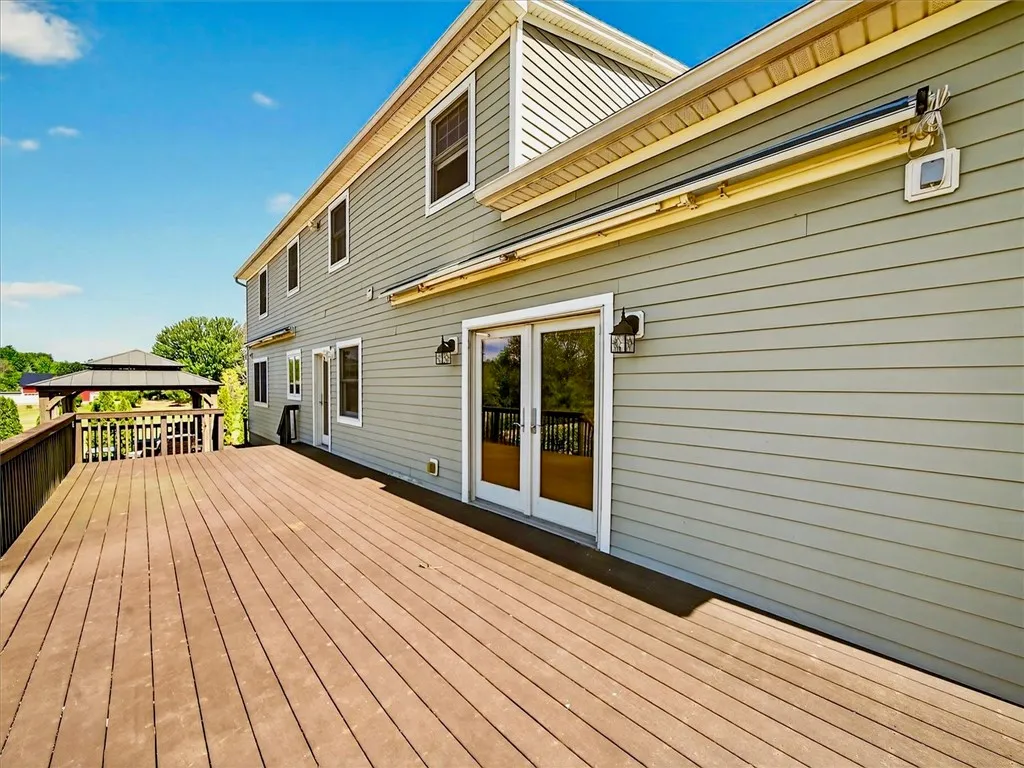 Two large awnings included