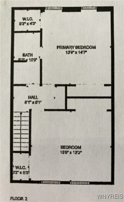 Floor Plan 2nd floor