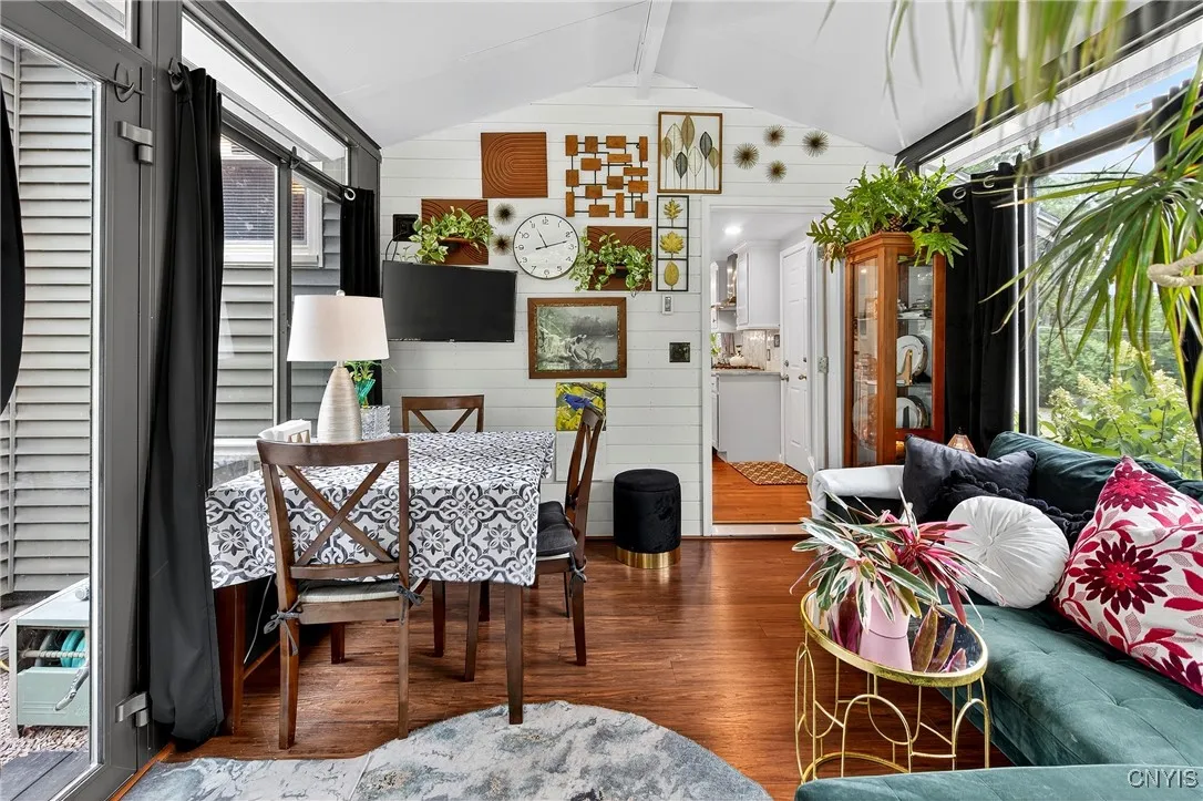 Three season room with radiant in floor heat