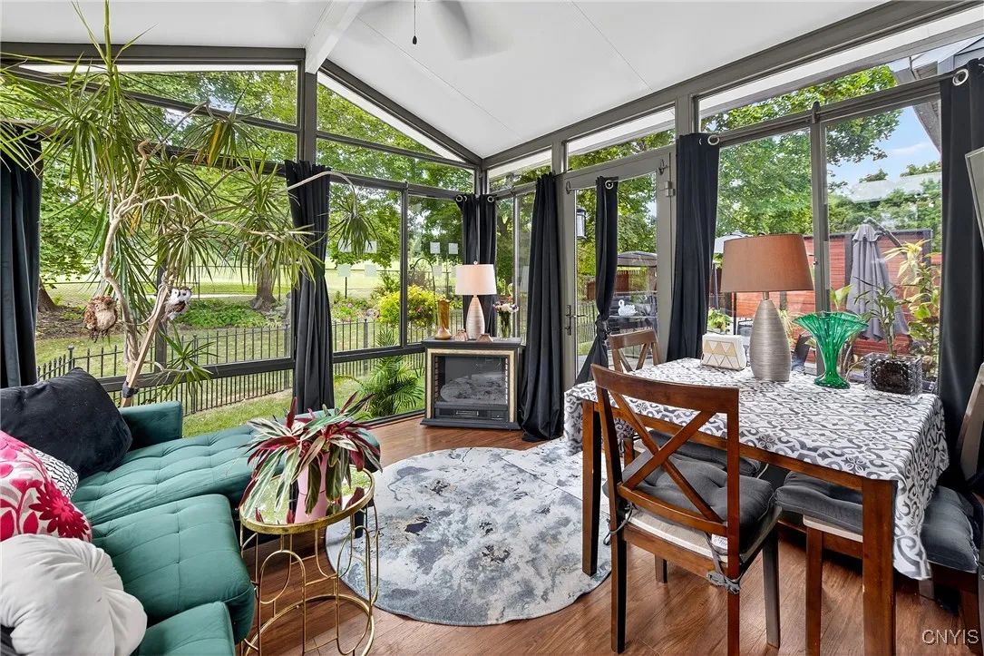 Bring the outside in - three season room with radiant in floor heat