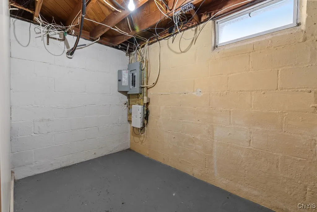 Storage Room Overlooking 100 Amp Circuit Breakers