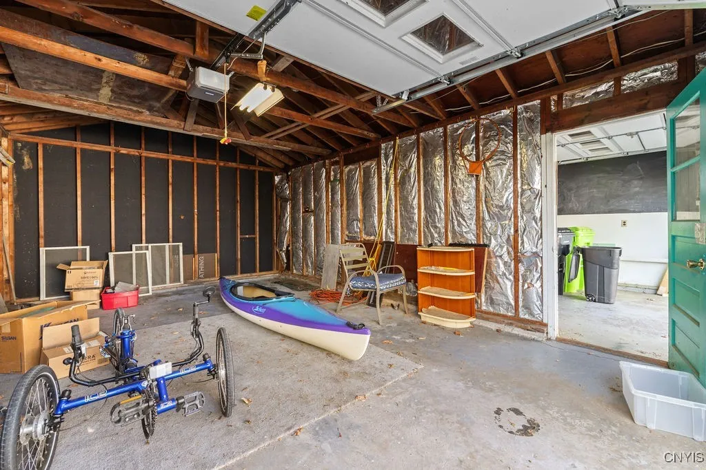 2 Car Garage, 1st Bay with Plenty of Room for Storage