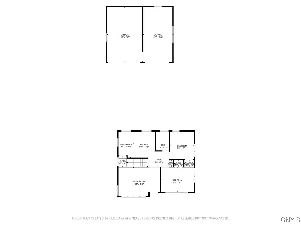 2 Car Garage and 1st Floor