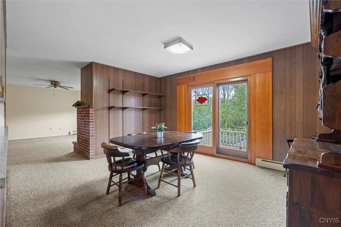 Dining room next to kitchen