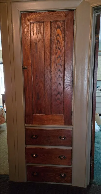 Don't miss this beautiful built-in linen closet.