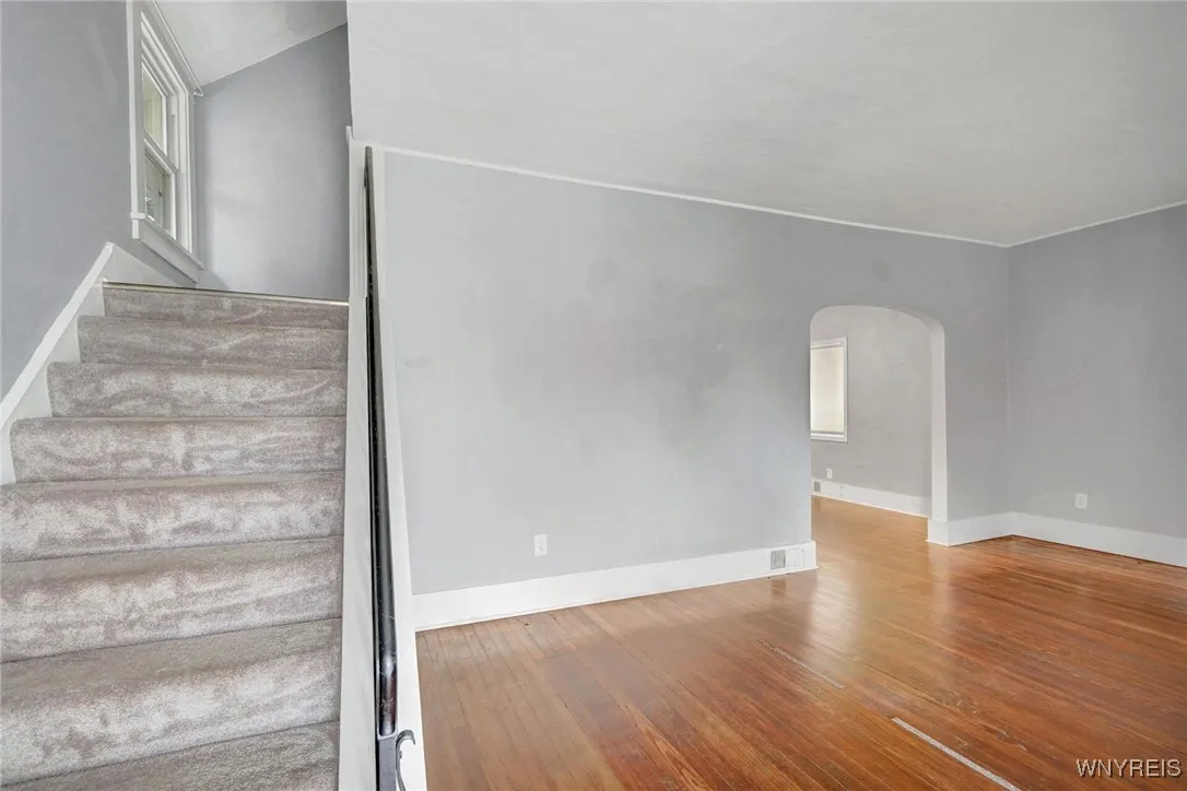 Living room staircase
