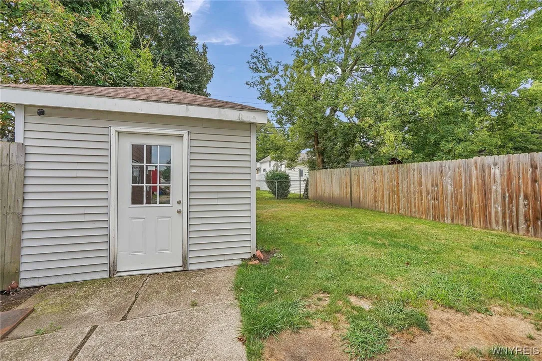 Back yard shed