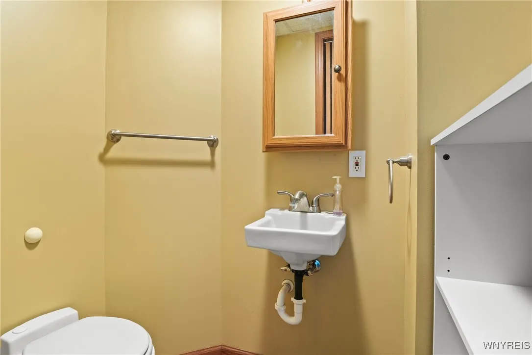 half bath in basement