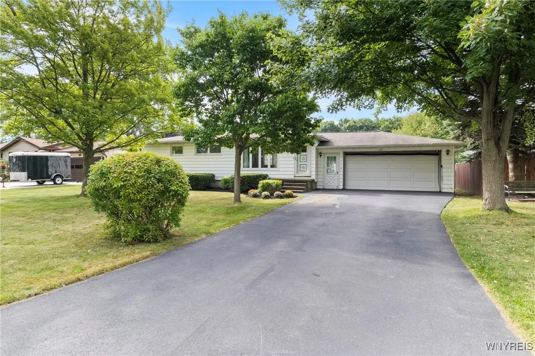 double wide blacktop driveway