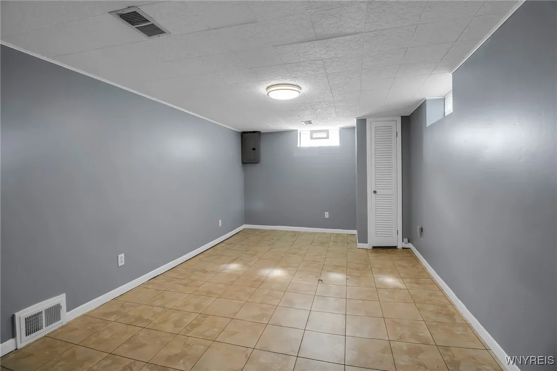 Finished room in basement