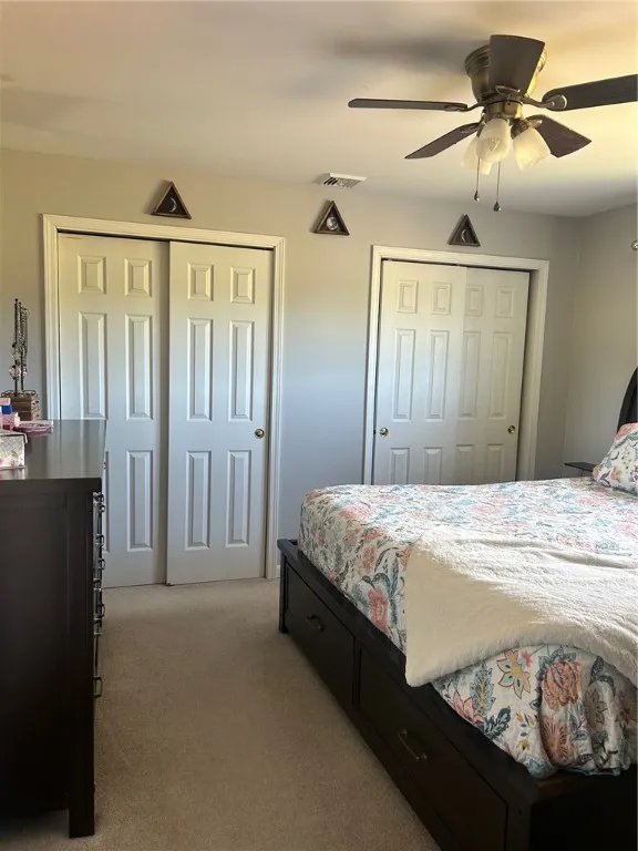 Master bedroom and bath