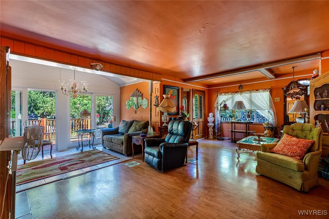 Living Room looking towards Front Porch