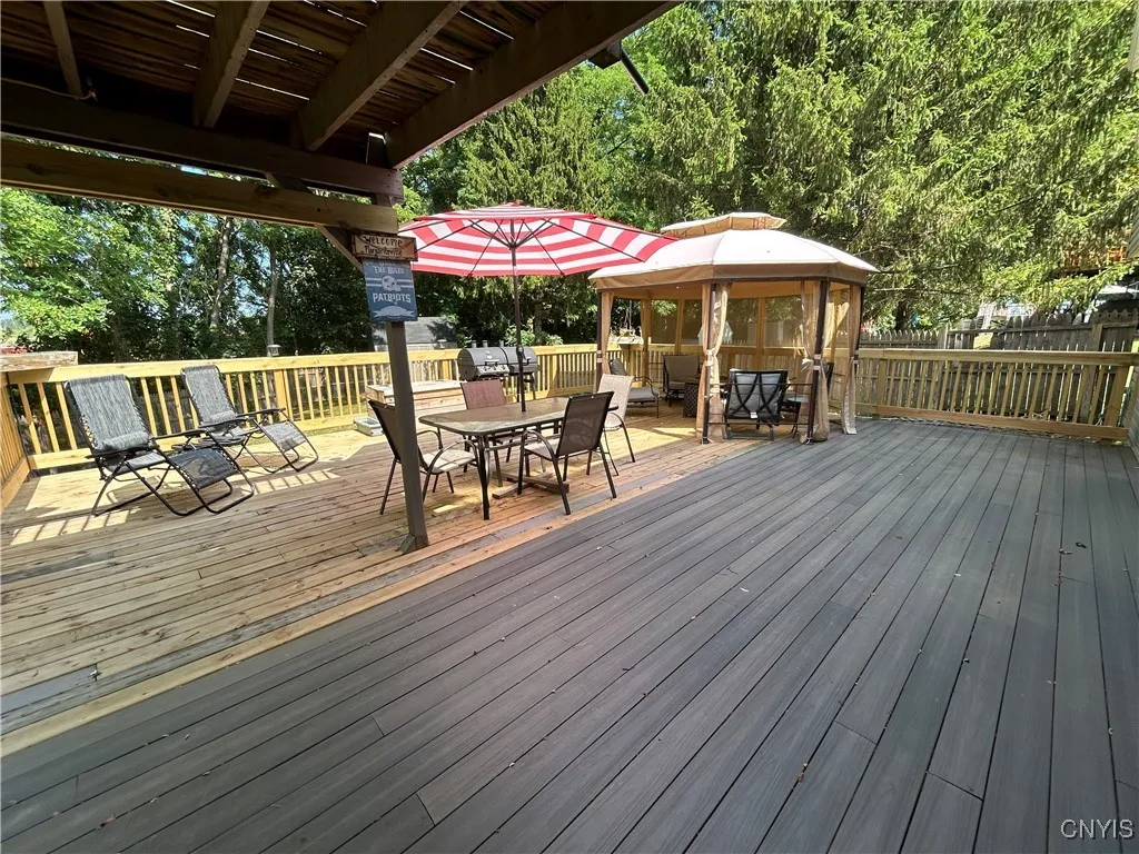 huge deck
