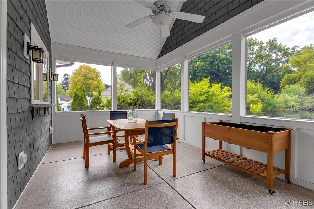 Enclosed patio