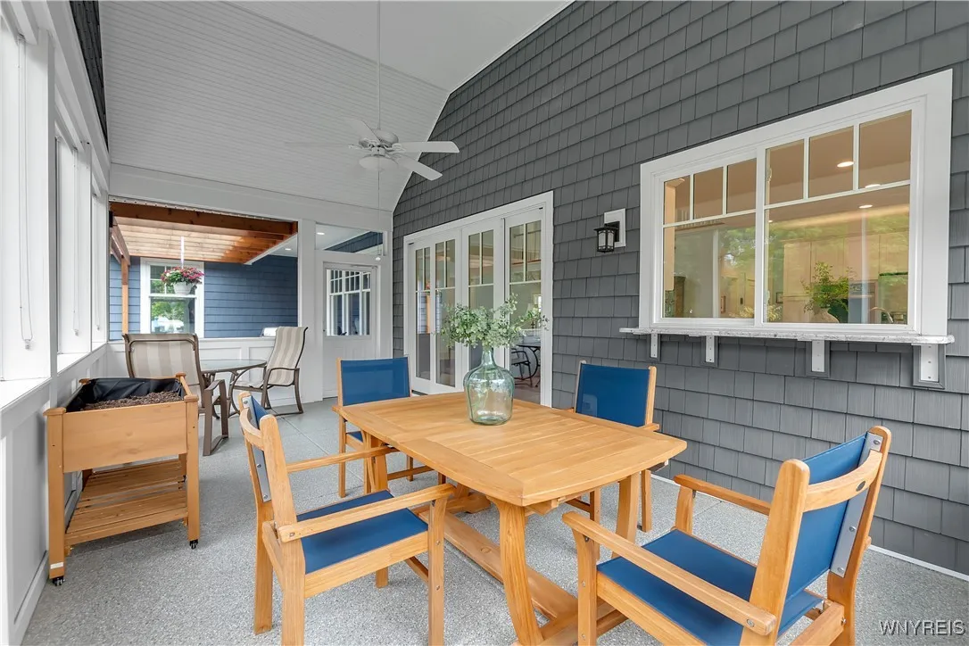 Enclosed patio