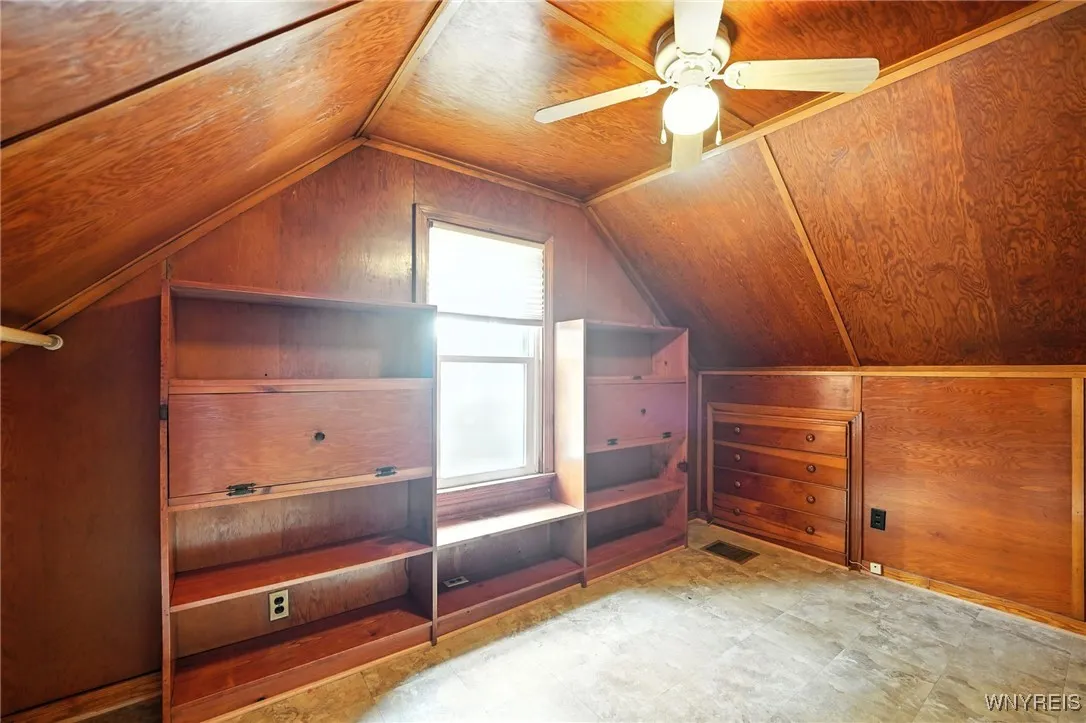 Bedroom #3 with loads of built ins for all your storage needs