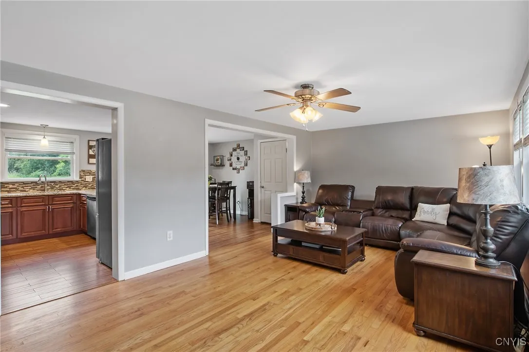 Open from kitchen to family room