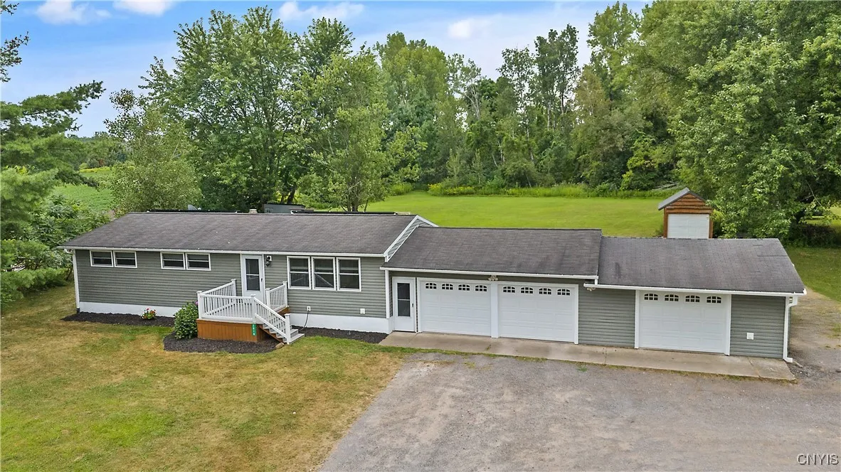 Front aerial view