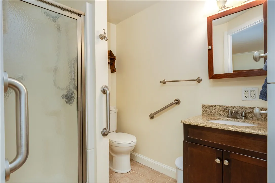 Master Bathroom with step in shower